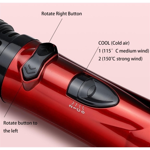 Hair Dryer, 3 in 1 Hot Air Styler and Rotating Dryer, 360 Rotating Brush Design, Adjustable Heat Control Dryer