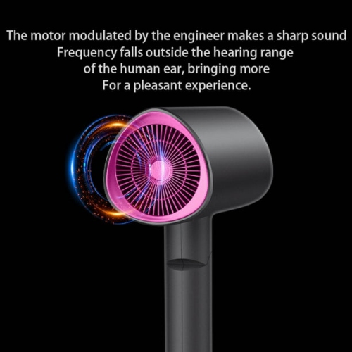 Diffuser Hair Dryer, Portable Hair Dryer, Ionic Hair Dryer - Grey