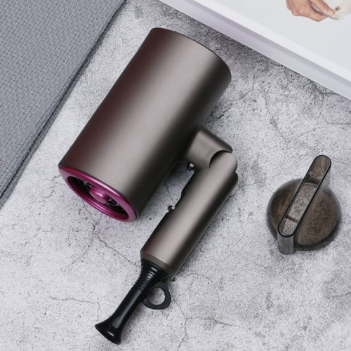 Diffuser Hair Dryer, Portable Hair Dryer, Ionic Hair Dryer - Grey