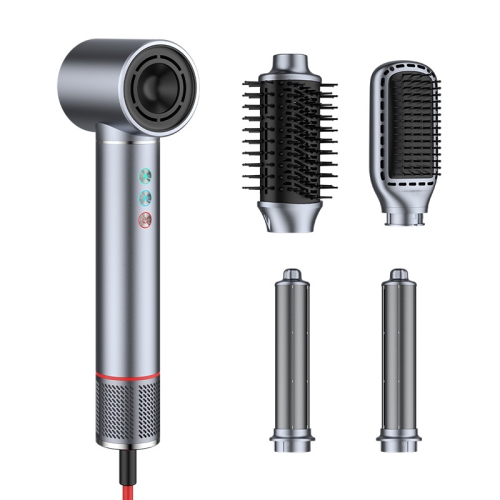 5 in 1 High Speed ​​Hot Air Styler - 13000 RPM Hair Dryer Air Styling System, Hot Air Brush, Wrap Air Curling Wand Round Brush Straightening Comb