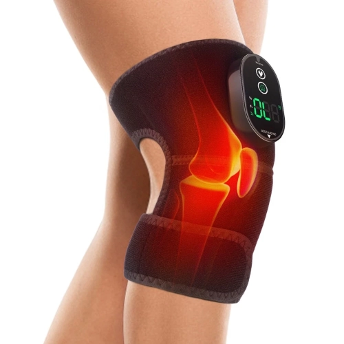 Red Light Therapy and Heating Knee Brace with Wireless Charging Controller. Red light therapy heating device for knee/elbow/shoulder pain relief.