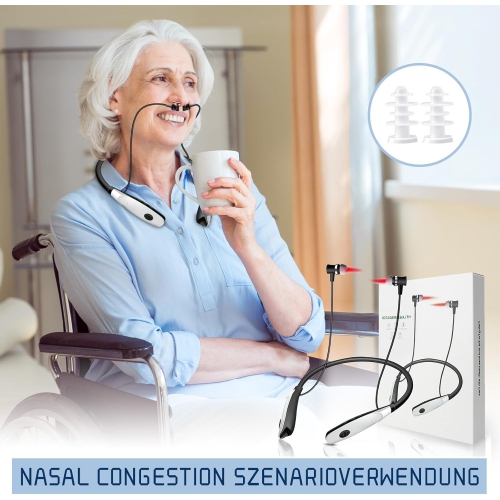 Bouchons d'oreille à infrarouge en acouphène, dispositif à lumière rouge en acouphène, aide rapide au bruit de l'oreille