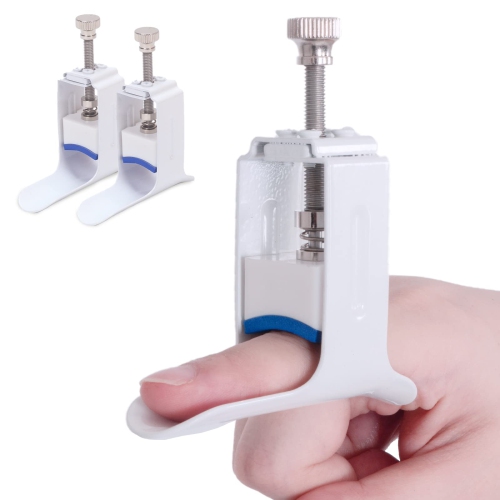 2 Pcs Finger Straightener Splint Finger Joint Extension Brace Corrector Finger Joint Pressing Device for PIP Joint Tightness, Trigger Finger,