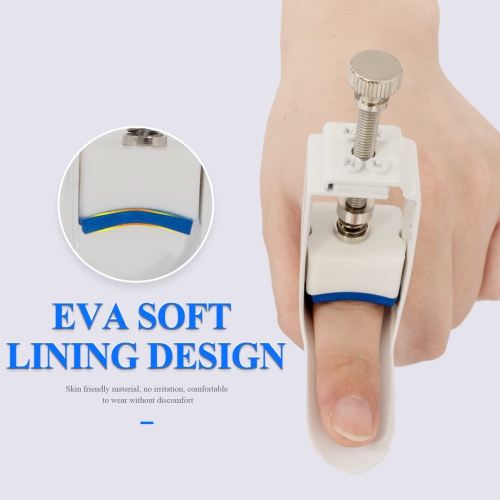 2 Pcs Finger Straightener Splint Finger Joint Extension Brace Corrector Finger Joint Pressing Device for PIP Joint Tightness, Trigger Finger,