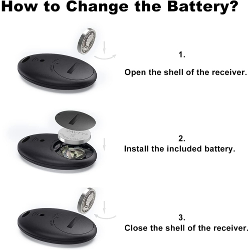 Détecteur de clés sans fil avec lumière LED Facile à utiliser pour les aînés Localiser clés, téléphones, portefeuilles et télécommandes de téléviseur