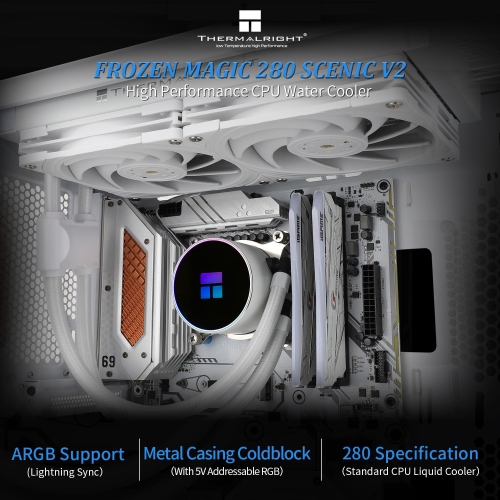 Open Box - Thermalright Frozen Magic 360 Scenic V2 Water Cooling CPU Cooler