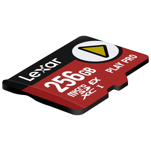 Carte mémoire microSDXC 900 Mo/s de 256 Go PLAY PRO de Lexar