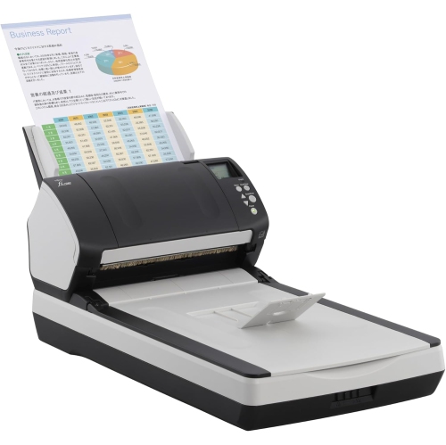 Fujitsu fi-7280 High-Speed Duplex Document Scanner with Flatbed – 80 ppm, 80-Sheet ADF, 600 dpi, USB 3.0