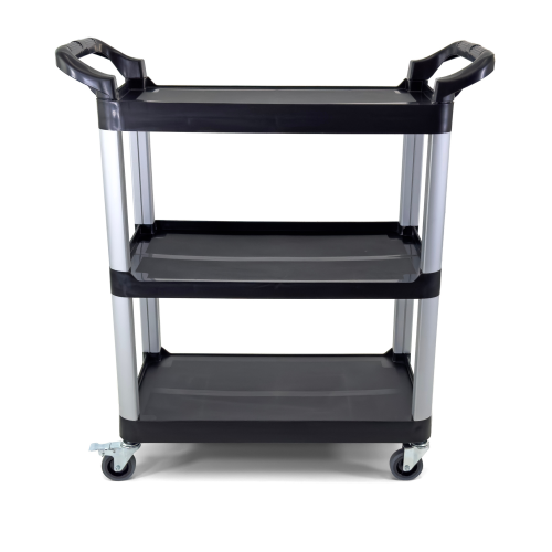 Service CART - 3 Shelves - Black