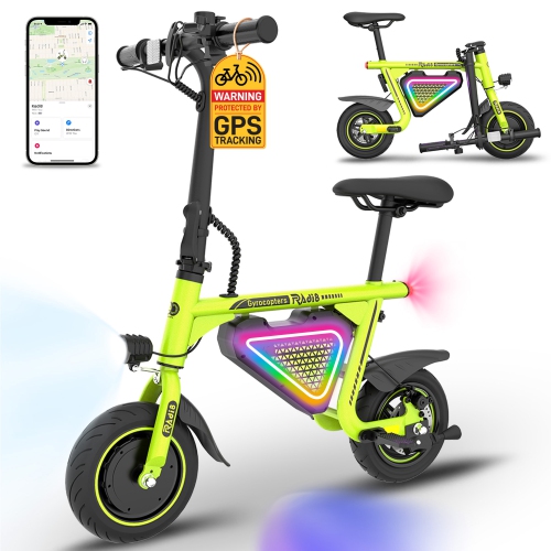 Image 1 of 9.. Gyrocopters Radi8 Electric Scooter | UL 2272 Approved Ride On Escooter | 25 km Range | 25 km/h Speed | Rear Disc Brakes | LED Lights | LCD Display |