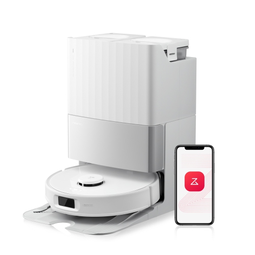 Roborock Qrevo Edge S5A Robot Vacuum and Mop, 17,000Pa, Zero-Tangling, FlexiArm Side Brush, Hot Water Mop Washing & Self-Cleaning, Warm Air Drying,