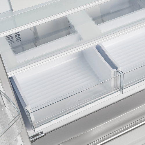 Ensemble de cuisine Forno Premium 3 pièces - Cuisinière biénergie de 36 po Galiano, réfrigérateur à deux portes de 36 po, lave-vaisselle