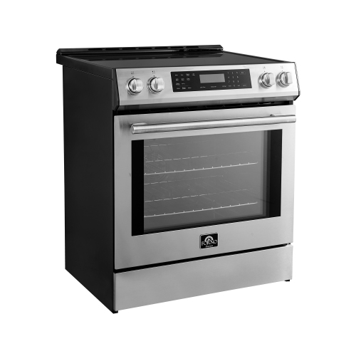 Ensemble de cuisine Forno Premium 2 pièces - Cuisinière à induction de 30&nbsp;po Donatello, réfrigérateur à congélateur inférieur de 46,8&nbsp;po