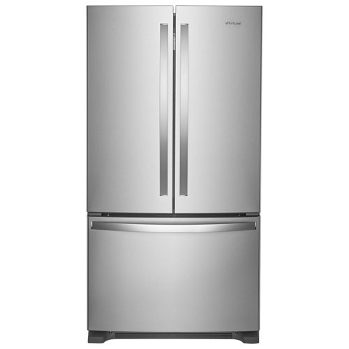 Open Box - Whirlpool 36" 25.2 Cu. Ft. French Door Refrigerator (WRFF3036RZ) - Stainless Steel