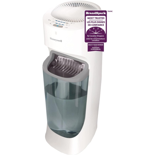 Image 1 de 4.. Remis à neuf – Humidificateur vertical à vapeur froide à remplissage par le haut HEV615WC de Honeywell