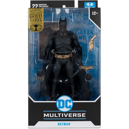 DC  Multiverse Batman Begins 7 Inch Action Figure Exclusive - Fear Toxin Batman Label In Gold