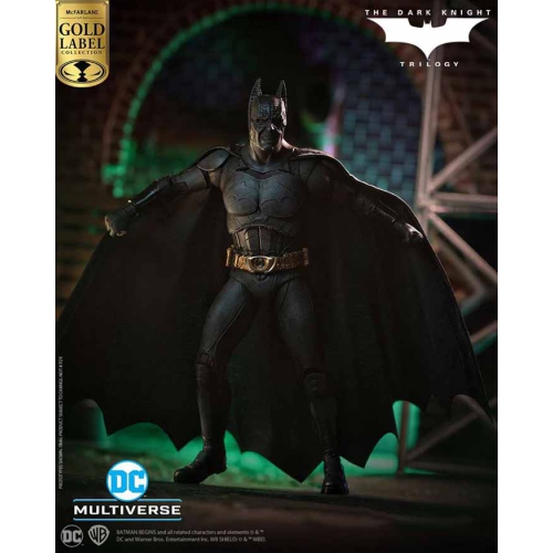DC Multiverse Batman Begins 7 Inch Action Figure Exclusive - Fear Toxin Batman Gold Label