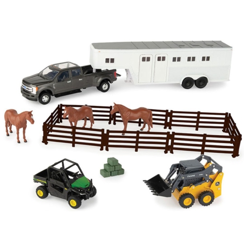 1:32 21-Piece Hobby Set w/ Horses