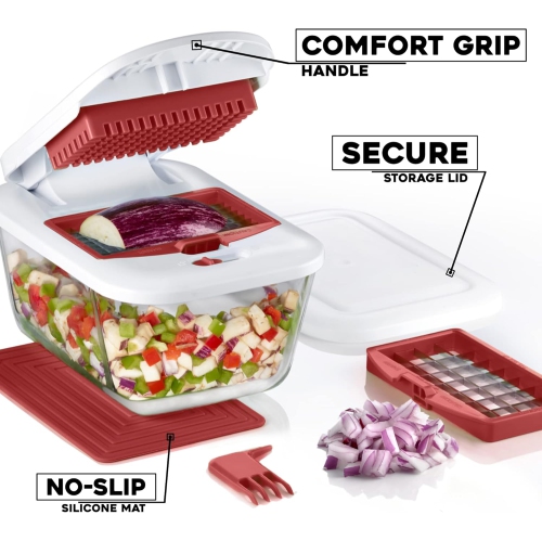 Valore Vegetable Chopper XL Glass Set TF1126D