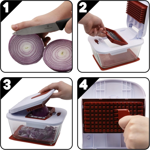 Valore Vegetable Chopper XL Glass Set TF1126D