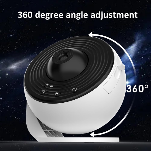 Galaxy Projector, LED Star Projector Night Light with Nebula,360 Degree Rotation,Timing,Mute Design,Filin Film Projection Effect
