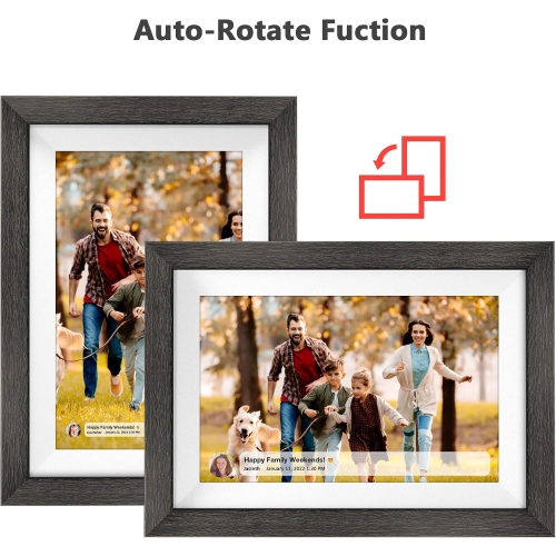 10.1 Inch WiFi Digital Picture Frame,IPS HD Cloud Smart Digital Photo Frame 32G,Share Photo Video via Frameo APP