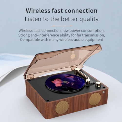 Portable CD Player,Retro CD Bluetooth Player with Dual Speakers for Home Car,Rechargeable Boombox CD Player