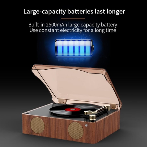 Portable CD Player,Retro CD Bluetooth Player with Dual Speakers for Home Car,Rechargeable Boombox CD Player