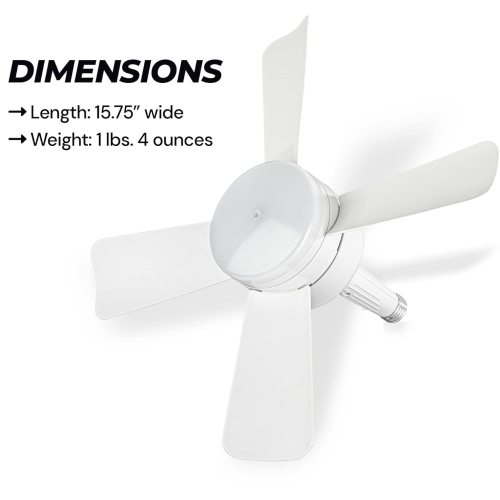 LED Fan Light Dimmable Smart Remote Control Ceiling Fan Lights