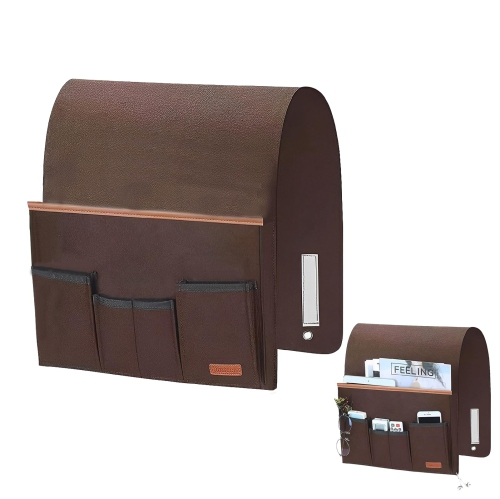 Sofa Armrest Organizer Non-Slip Bedside Armchair Caddy Storage Basket Bag Slip Resistant Couch Remote Control Holder Storage Bag