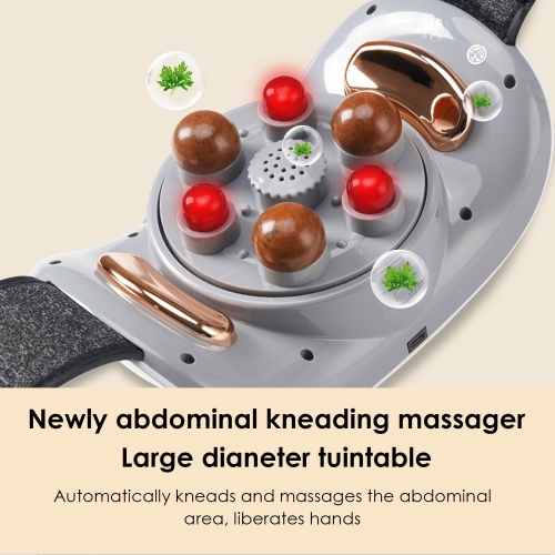 Abdominal Massager Rechargeable Intelligent Heating Massage Belt Waist Massager Abdominal Massage Belt
