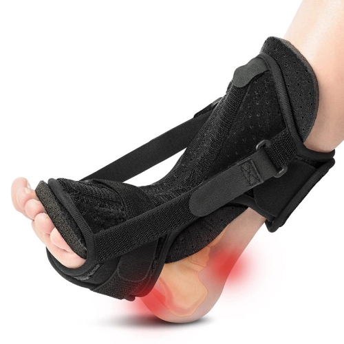 Plantar Fasciitis Night Splint Foot Brace with Foam Pad Ankle Brace for Achilles Tendonitis Relief Foot Drop Heel Arch Pain