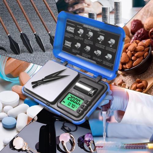 Scale Dual Unit and HD Display LCD Digital Pocket Scale,200g x 0.01g Gram Scale Digital Mini Scale
