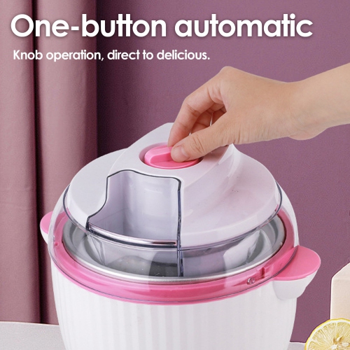 ice cream maker machine , 1 L Mini Electric DIY Frozen Fruit Freezer Smoothie Blender Ice Cream Machine Home Kitchen