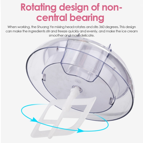 ice cream maker machine , 1 L Mini Electric DIY Frozen Fruit Freezer Smoothie Blender Ice Cream Machine Home Kitchen