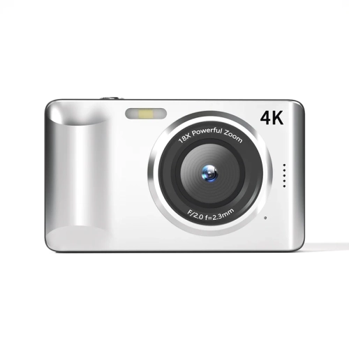 GREEN SCENIC  Fc001 48Mp Mini Digital Camera Portable Video Slr Camera 2.8 Inch Ips Screen 4K Recording Function Cmos Imaging - 64G Memory Card For