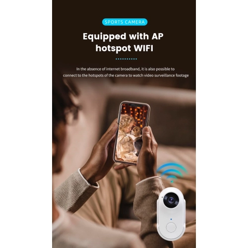 1080P thumb camera sports DV pet outdoor portable cycling pocket sports camera driving recorder - WIFI model + HD black thumb camera