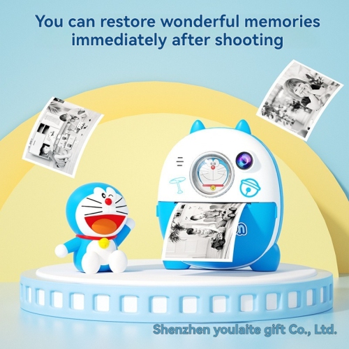 Doraemon Print Camera Birthday Gift Polaroid Camera HD Dual Camera Print Camera