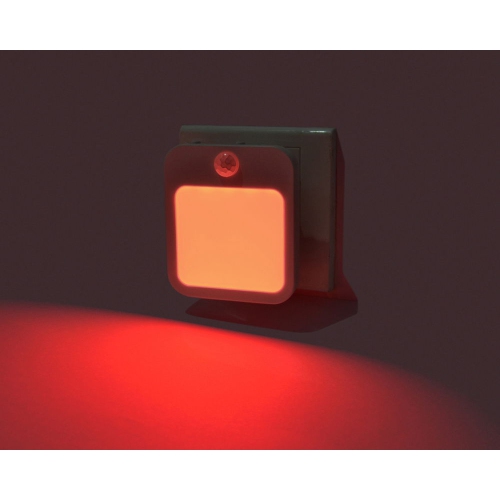 Intelligent human body induction night light丨ABS+PC material丨Human body+light dual induction丨Plug-in bedroom light丨Applicable to bedroom and study