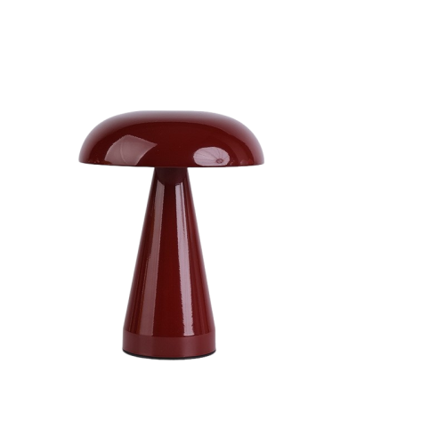 Wine red desk lamp - warm light/white light/neutral light, touch switch, stepless brightness adjustment, portable, non-slip base, perfect for home