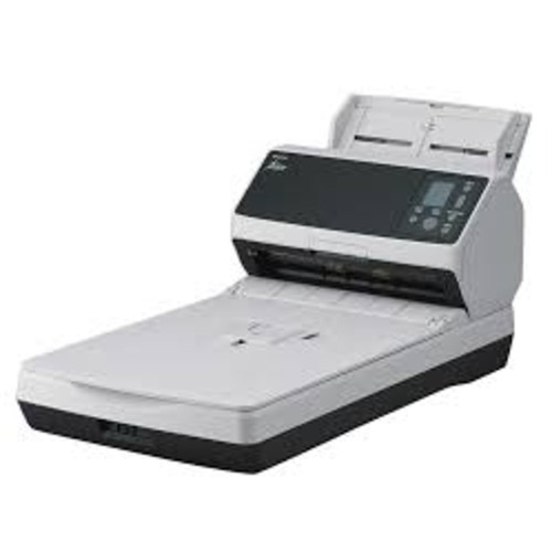 Fujitsu fi-8270 Duplex Document Scanner with Flatbed – 70 ppm, 100-Sheet ADF, 600 dpi, USB & Ethernet
