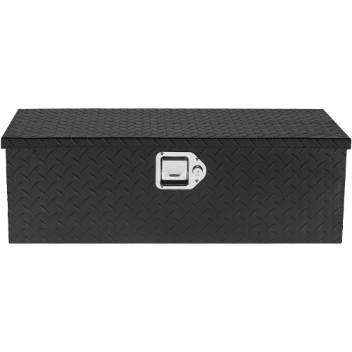 VEVOR 30"x13"x9.6" Heavy Duty Aluminum Truck Bed Tool Box, Diamond Plate Tool Box with Side Handle and Lock Keys, Storage Tool Box Chest Box