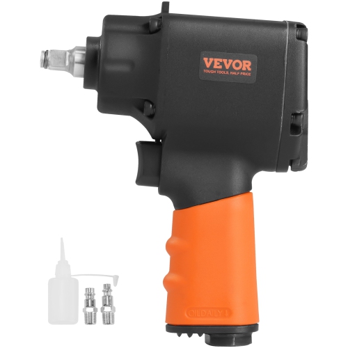 VEVOR 3/8-Inch Air Impact Wrench, Drive Air Impact Gun, Up to 690ft-lbs Nut-busting Torque, Lightweight Pneumatic Impact Wrench for