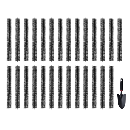 VEVOR 80 Feet Total Length 4.33 inch Diameter Gutter Cleaning Tools, Ground-Level Gutter Brush Leaf Guard for 5 Inch Gutters, Easily Clear roof