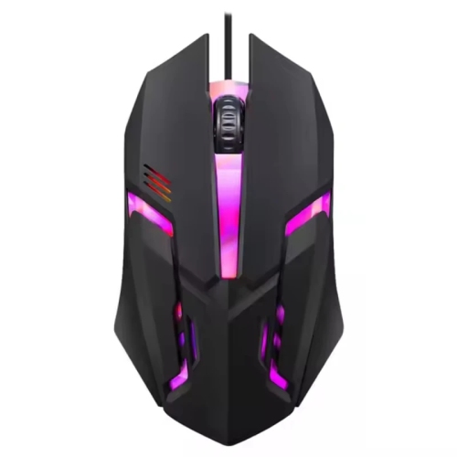 SUPERSHIELD  USB Wired Mouse RGB Colorful Gaming Mouse 1600 Dpi Optical Wired Mouse Mice Ergonomic Mouse for PC Computer Desktop Macbook Pro -