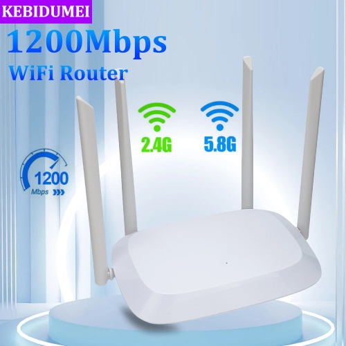Image 1 de 6.. Routeur-répéteur Wi-Fi bibande 2,4 GHz 5G Wi-Fi Routeur Wi-Fi Amplificateur Wi-Fi Amplificateur de signal longue portée Routeur d'1200&nbsp;M