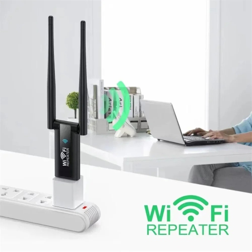 300Mbps Wireless USB WiFi Repeater Extender WiFi Signal Amplifier Booster Long Range Wi-Fi Router Home Network Card Extension