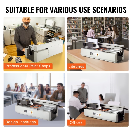 Relieuse thermique VEVOR, capacité de 400 feuilles, relieuse à colle chaude, reliure à reliure thermique 40 mm, épaisseur de reliure A3/A4/A5