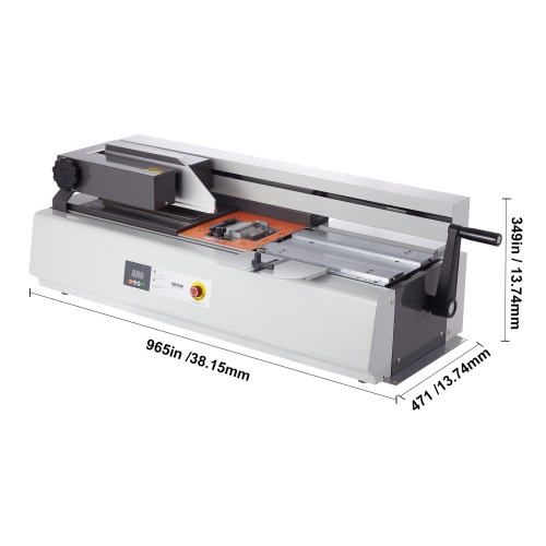 Relieuse thermique VEVOR, capacité de 400 feuilles, relieuse à colle chaude, reliure à reliure thermique 40 mm, épaisseur de reliure A3/A4/A5