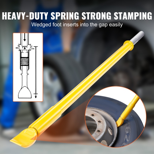 VEVOR Tire Bead Breaker Slide Hammer, 46.3" Length Heavy Duty Steel Tire Bead Breaker, Portable Tire Changing Sliding Impact for Car Truck Trailer
